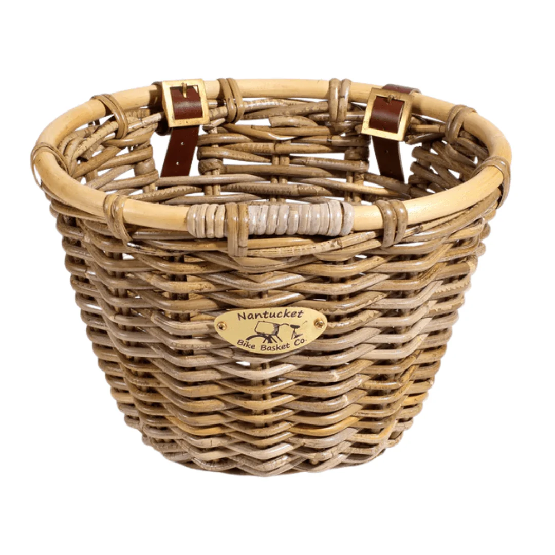 Nantucket Rattan Bike Basket - Image 3