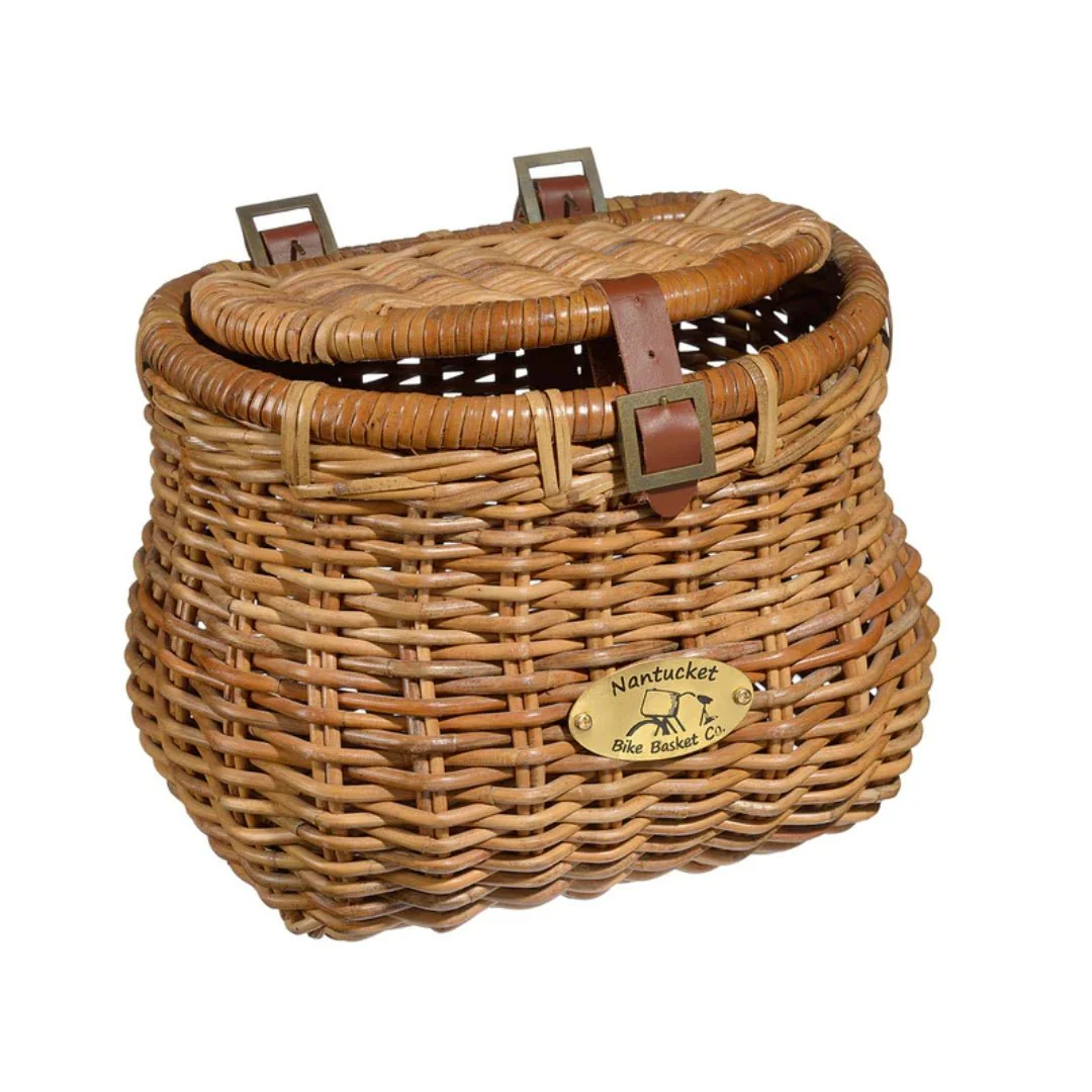 Nantucket Rattan Bike Basket - Image 4